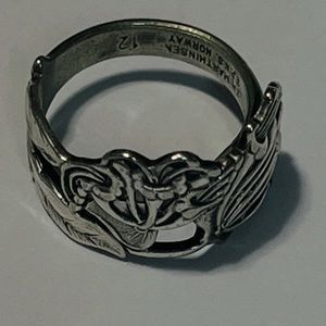 VTG TH. MARTHINSEN sterling spoon ring- size 6